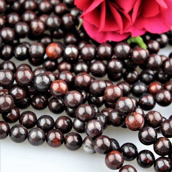 poppy jaspis korálky 8mm AKCIA! image