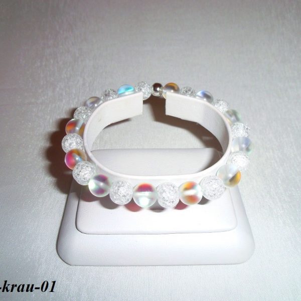 kryštál aura, kryštál praskaný náramok image