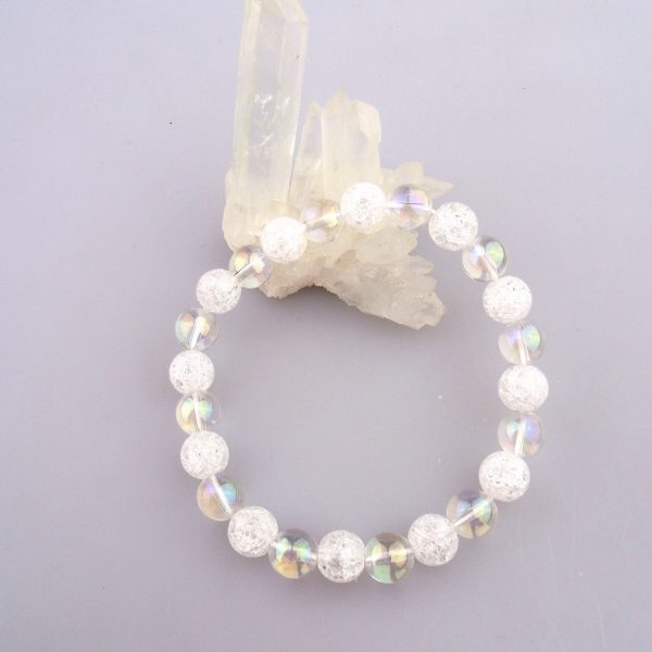 aura krištál, praskaný krištál náramok image