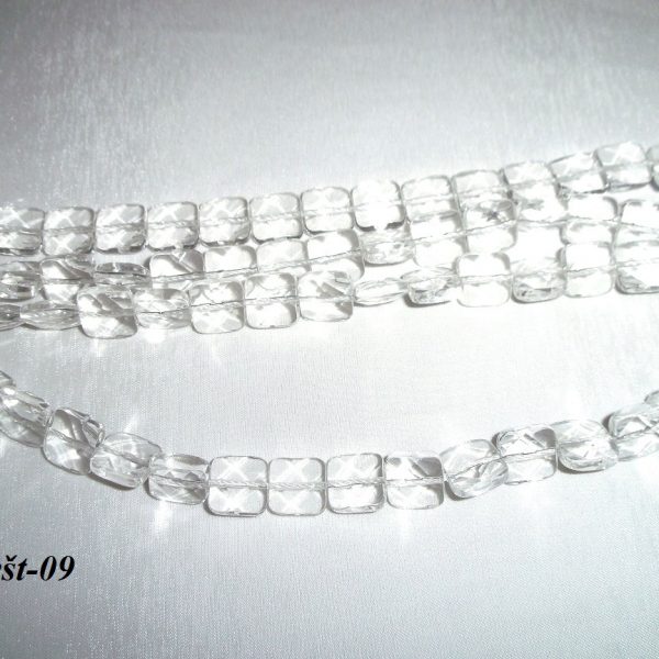 kryštál štvorčeky facetované image