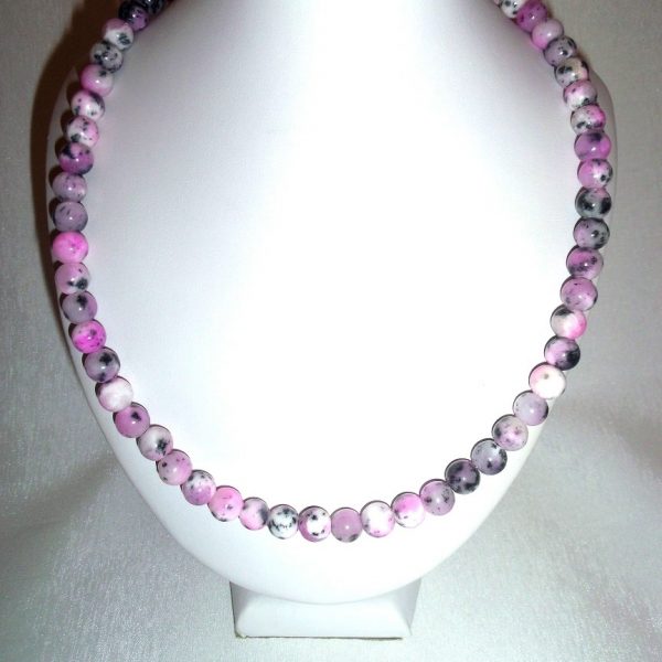 jadeitový náhrdelník ružový dalmatín image