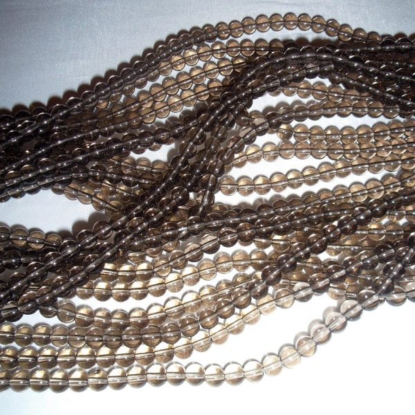 kryštál hnedý korálik 6mm image