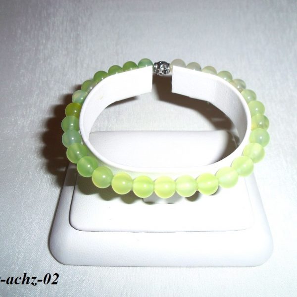 achát bledozelený náramok image