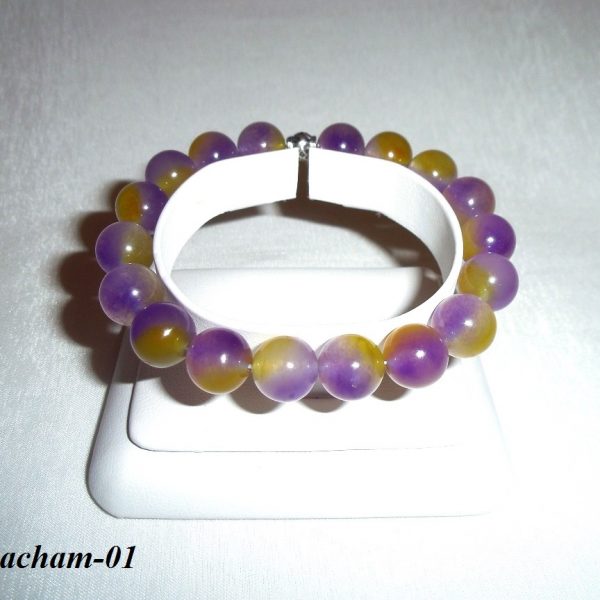 achát ametrínový náramok image