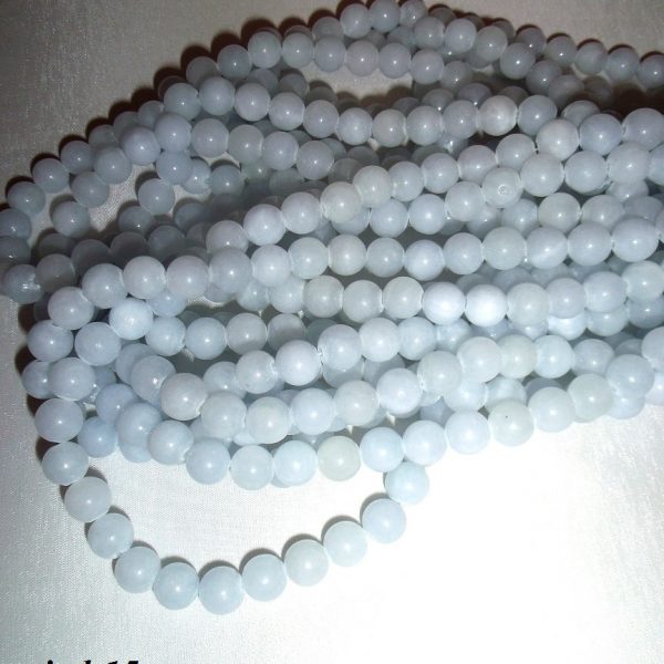 jadeitové korálky jemná modrastá image