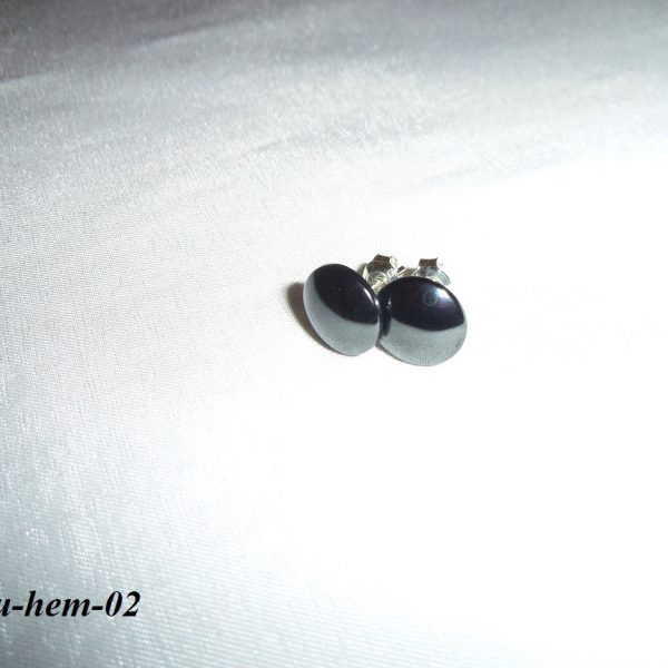 hematit náušnice napichovacie image