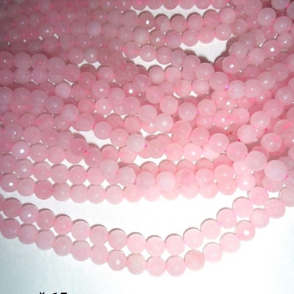 ruženín brúsené korálky 8mm image