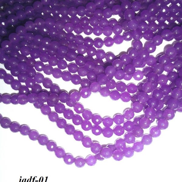 ametystový jadeit korálky brúsené image
