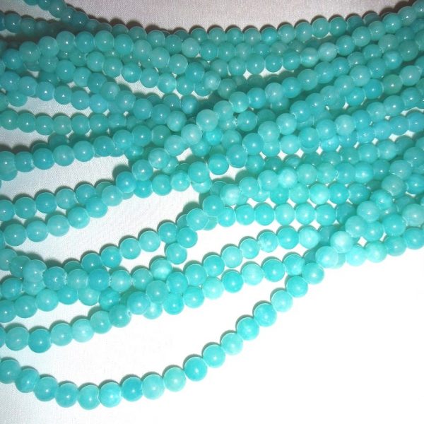 jadeit blankytný korálky 6mm image