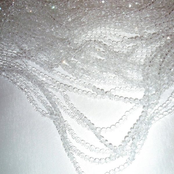 brúsené kryštálové korálky 4mm image