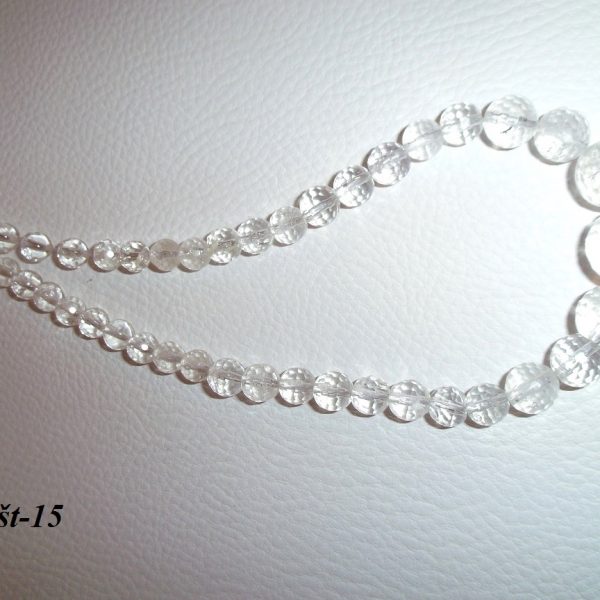 kryštál horský brúsený korálky image