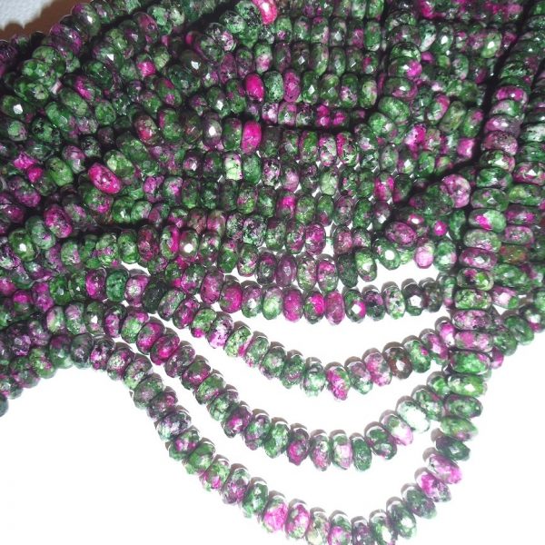 rubín v zoisite korálky disky 5x8mm image