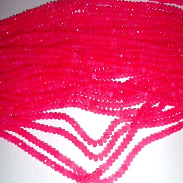 jadeit hortenzia facetovaný korálky 4x6mm image