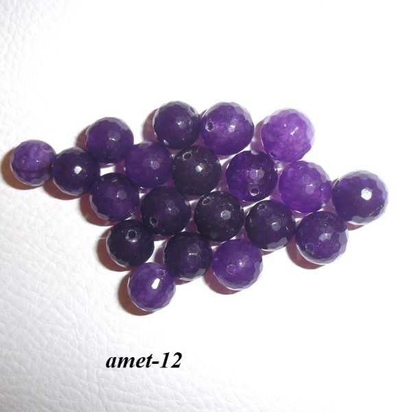 ametyst tmavofialovej farby korálky 10mm image