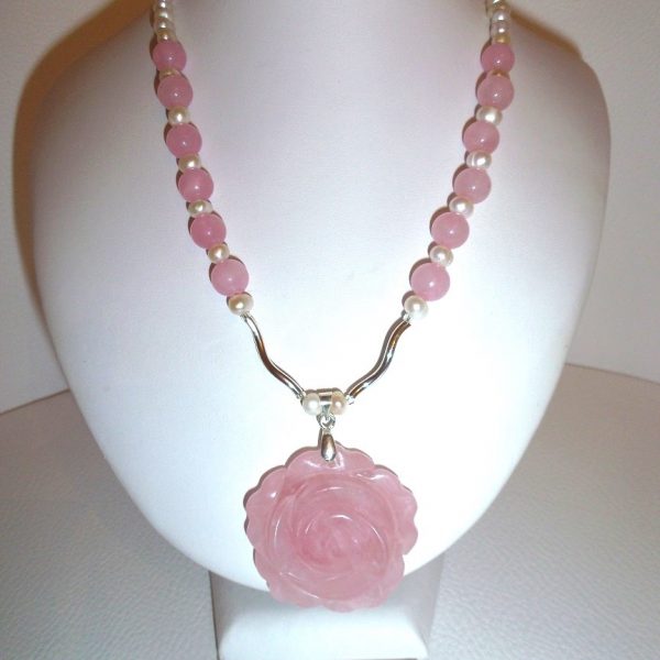 perly ruženín náhrdelník image