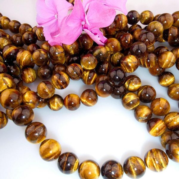 tigrie oko korálky 12mm image