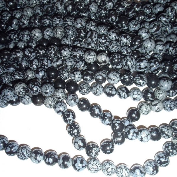 obsidián korálky 10mm image