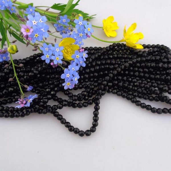 ónyx facetovaný korálky 4mm image