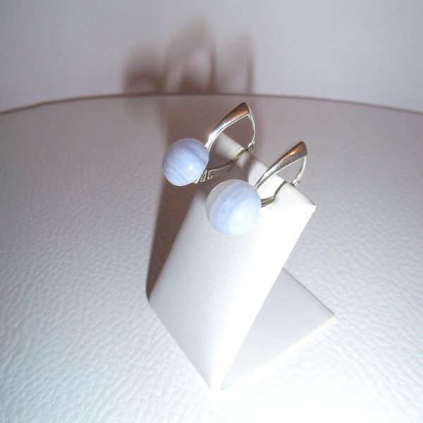 náušnice z chalcedónu image