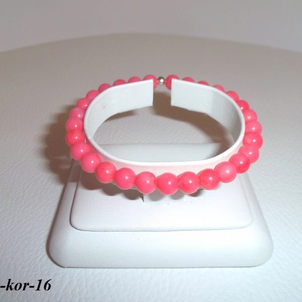 koral ružovkastý náramok image