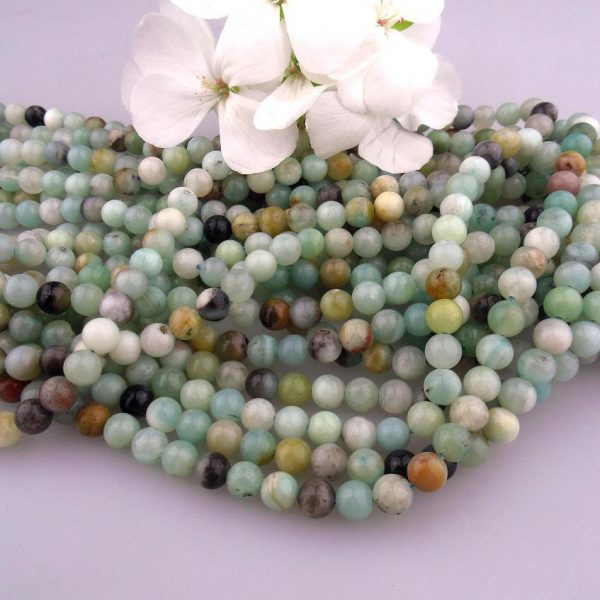 amazonit multicolor 6mm korálky image