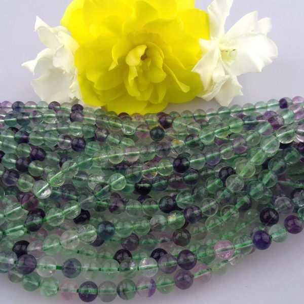 fluorit korálky 6mm image