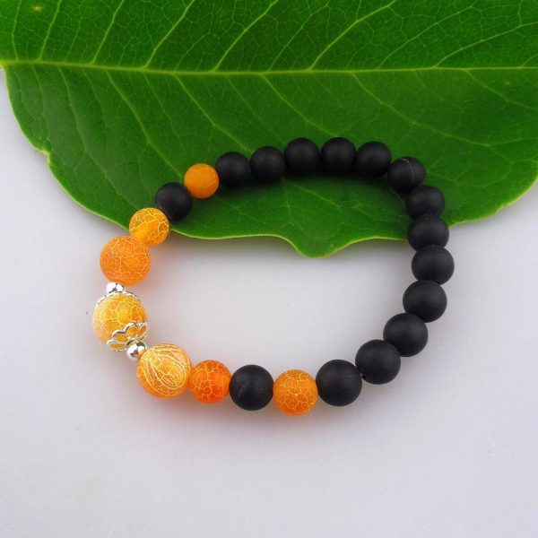 achát oranž ónyx náramok image
