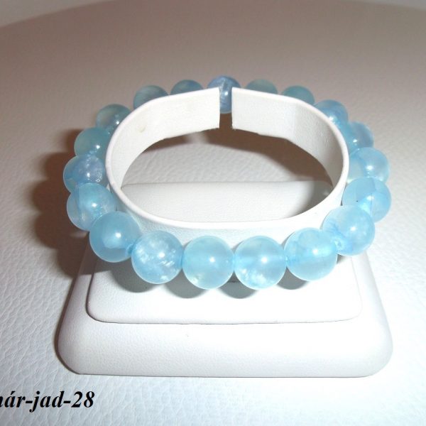 akvamarínový jadeit náramok image