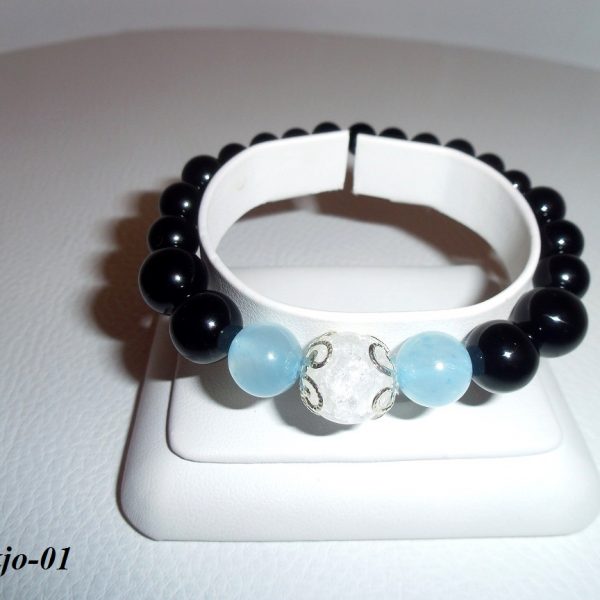 kryštál jadeit ónyx náramok image