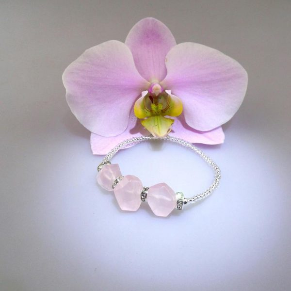 ruženín náramok trblietka image