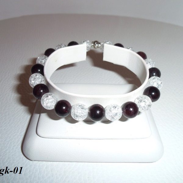 granát kryštál náramok image