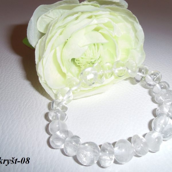 kryštál tromlovaný náramok image