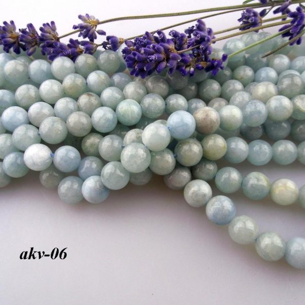 akvamarín pravý korálky 8mm image