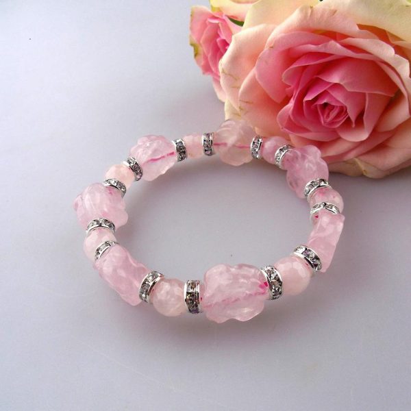 ruženín  ružičky náramok jagavý image