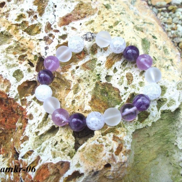ametyst kryštál náramok image
