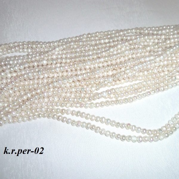 riečna perla korálky 4-5mm