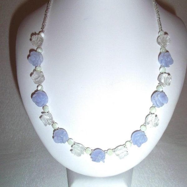 chalcedón, kryštál náhrdelník image