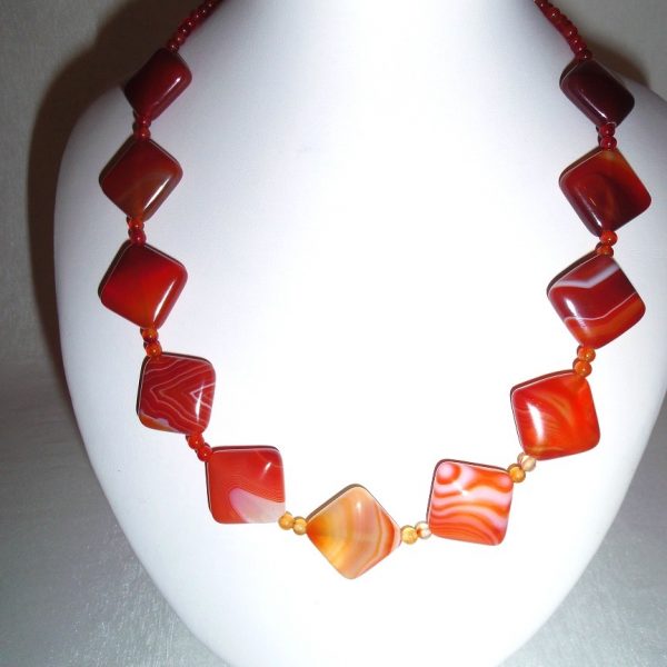 náhrdelník achát diamantový image