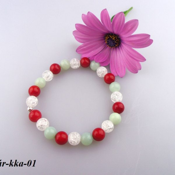 koral amazonit kryštál náramok image