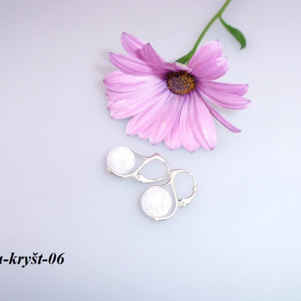 kryštál popraskaný náušnice image