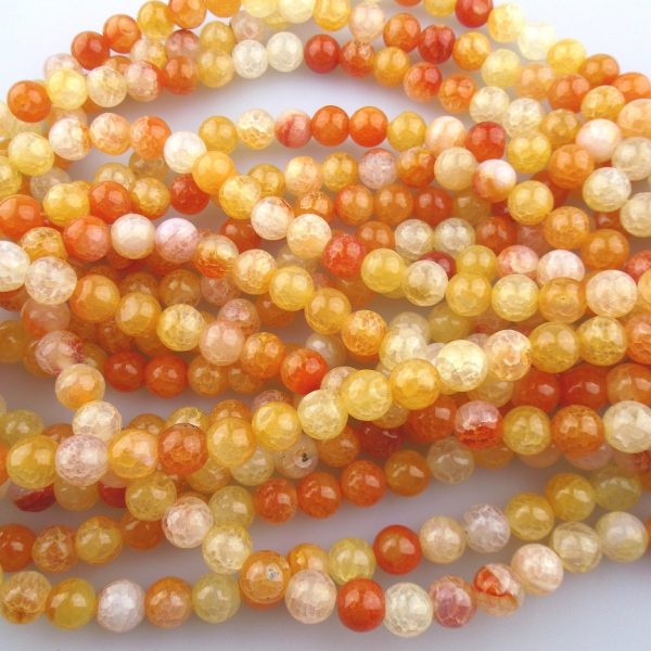 korálky krakovaný achát 8mm image