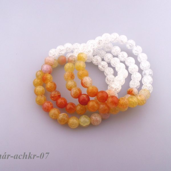 achát a kryštál náramok image