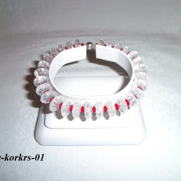 koral, kryštál praskaný náramok image