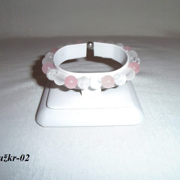 náramok andromeda z ruženínu a kryštálu image