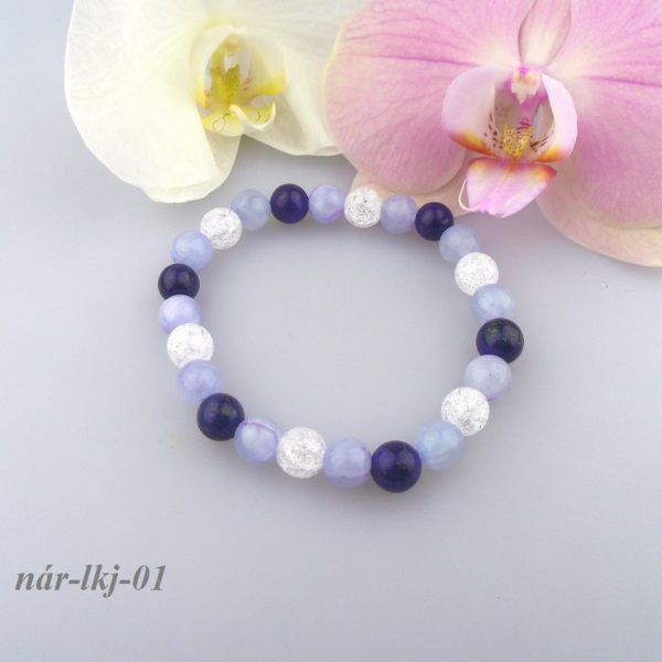 lapis kryštál jadeit náramok image