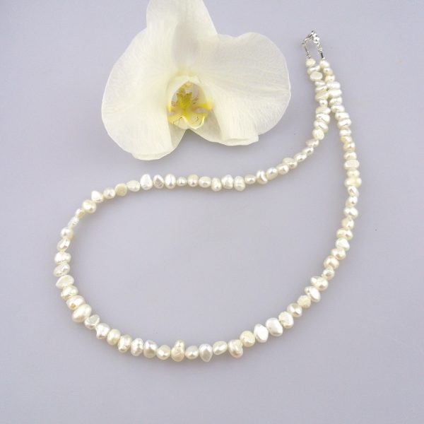 perly náhrdelník, riečna perla prírodná image
