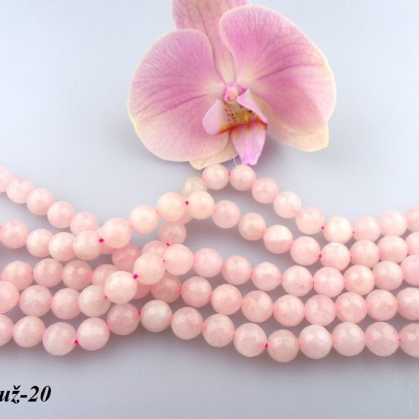 ruženín brúsené korálky 10mm image