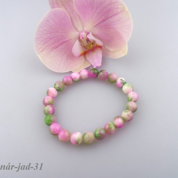 ružové lupienky náramok z jadeitu image