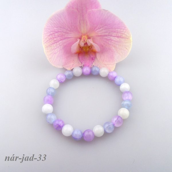 3x levandula náramok z jadeitu image