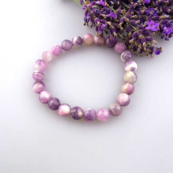 light levander náramok jadeit image